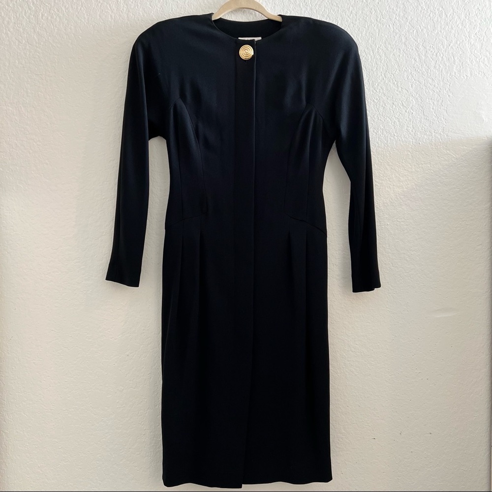 Liz Claiborne Vintage Midi Hour Glass Dress